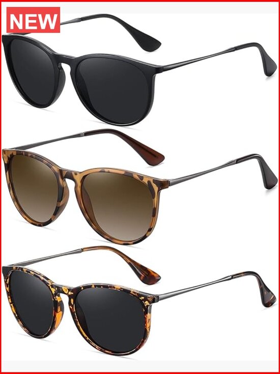 Retro Polarized Sunglasses Women 2026 Trendy Round Classic UV Protection main image 6